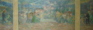 Duties of the City - Study for the Triptych of the Municipal Chamber of Rio de Janeiro Pedro Ernesto Palace